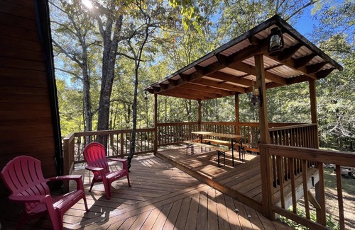 Chambers County Cabin | Modern A-Frame cabin with Dock on West Point Lake