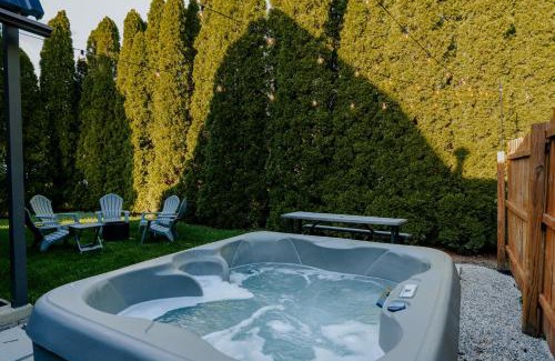 Essexville House | Modern A-Frame with Hot Tub