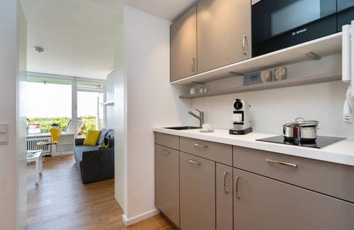 List Apartment | Modern apartment with terrace, unique sea view and WLAN. Pets allowed.