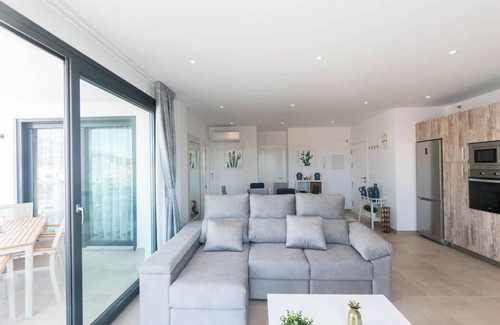 Competa Apartment | Modern apartment in Competa with Mountain View, Shared Pool & Wi-Fi