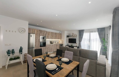 Competa Apartment | Modern apartment in Competa with Mountain View, Shared Pool & Wi-Fi