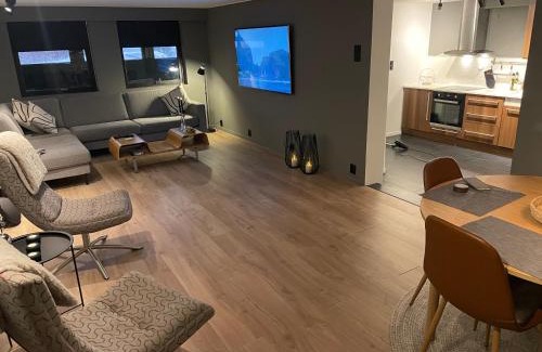 Krokelvdalen Apartment | Modern Apartment with Aurora & Midnight Sun Views, Close to Snow Dome, ski slopes Store & Bus Stop, Free Parking