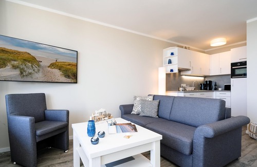 List Apartment | Modern app. with balcony, sea view, parking space, WLAN. Pets allowed.