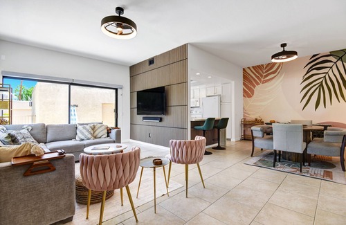 Palm Desert Condo | Modern Comfort & Elegant Design Throughout, 3BR/2BA home in South Palm Desert