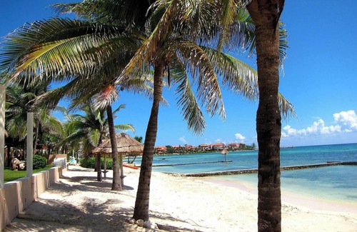 Puerto Aventuras Apartment | Modern Condo Jungle Retreat w/Pool Near the Beach