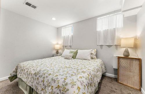 Longmont Apartment | Modern Downtown Oasis Sunny Garden King Beds