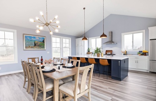 Baroda House | Modern Farmhouse in Michigan Wine Country with pool