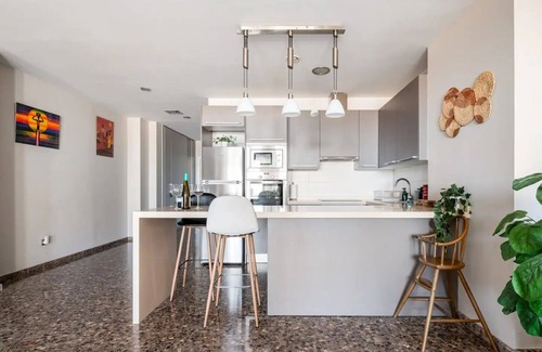 Poblats Maritims Apartment | Modern flat with sea views in Valencia.