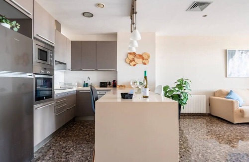 Poblats Maritims Apartment | Modern flat with sea views in Valencia.