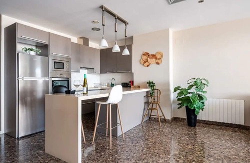 Poblats Maritims Apartment | Modern flat with sea views in Valencia.