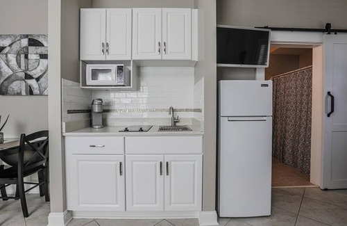 Carolina Forest Apartment | Modern Gray Studio Steps to Pool Myrtle Beach SC