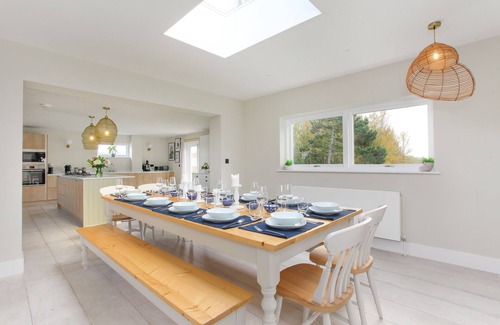 Sandwich House | Modern home w/heated pool - 2 minutes from private beach!