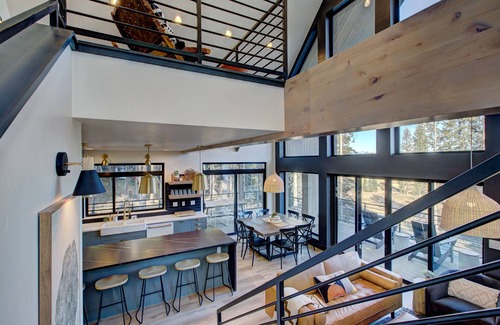 Tamarack Resort Cabin | Modern Luxe Cabin w/Sauna, Hot Tub, and Lake Views