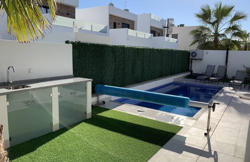 Los Cuarteros House | MODERN NEW BUILD VILLA FOR 6 PEOPLE WITH HEATED PRIVATE POOL