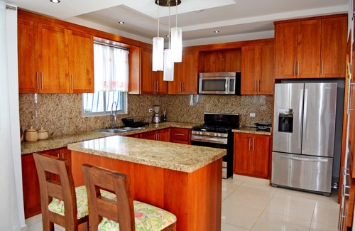 Santiago de los Caballeros House | Modern pool house with 24 security gated