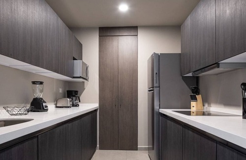 Monterrey Apartment | Modern Stay w/Pool, Balcony & Mountain Views