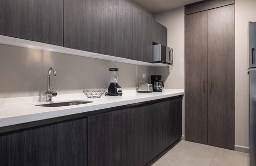 Monterrey Apartment | Modern Stay w/Pool, Balcony & Mountain Views