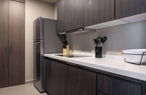 Monterrey Apartment | Modern Stay w/Pool, Balcony & Mountain Views