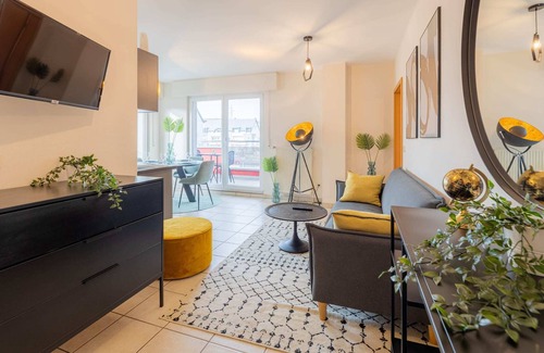 Esch-sur-Alzette Apartment | Modern, Stylish Apartment w / Balcony View