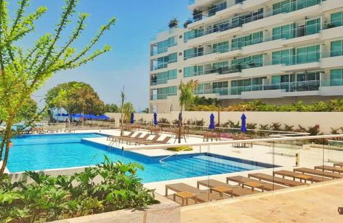 Papare Apartment | Moderno 3 hab con la mejor Vista en playa dormida Santa Marta