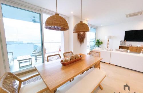 Papare Apartment | Moderno 3 hab con la mejor Vista en playa dormida Santa Marta