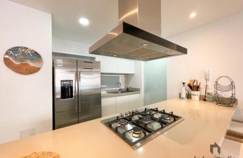 Papare Apartment | Moderno 3 hab con la mejor Vista en playa dormida Santa Marta