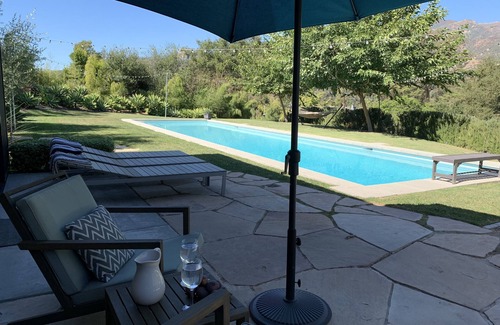 Montecito Apartment | Montecito Cabana with Mountain Views & Pool