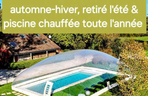 Epinac House | Moulin des ducs grand format by Vindihouses - piscine chaffée - escalade - billard - fitness - etc