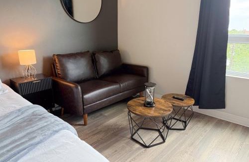 Boise Apartment | Mountain Lines & Slatted Calm A Cozy Modern Loft