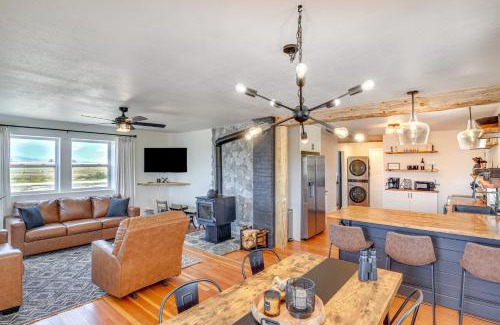 Carbon County House | Mountain-View Log Cabin in Wyoming Wilderness