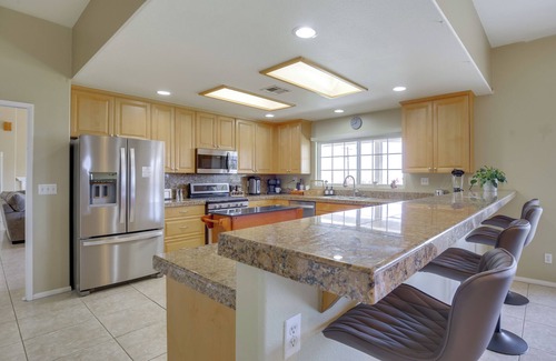 Desert Hot Springs Cottage | Mtn-view Oasis w/2 Patios in Desert Hot Springs!