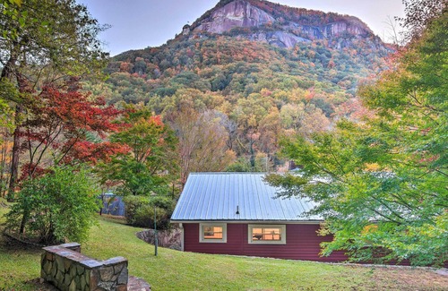 Chimney Rock Cottage | Mtn Views + Fire Pit: Serene Chimney Rock Abode