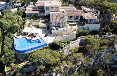 Calas de Mallorca Villa | My Rental Homes | Villa Serrano with sea view and salted pool