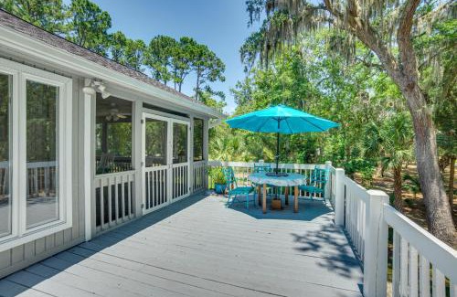 Edisto Island House | Near Edisto Beach State Park Home with Lanais!
