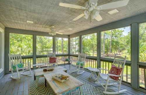 Edisto Island House | Near Edisto Beach State Park Home with Lanais!