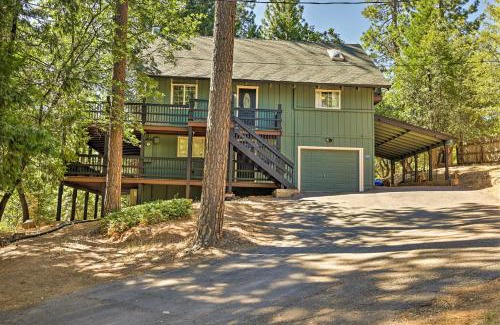 Twain Harte House | Near Trails Cabin with 2-Level Deck in Twain Harte