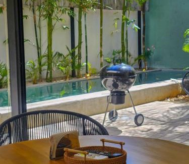 Conkal Apartment | New Bamboo Casa Azul Pool Paddle Tennis and Soccer