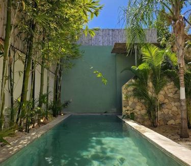Conkal Apartment | New Bamboo Casa Azul Pool Paddle Tennis and Soccer