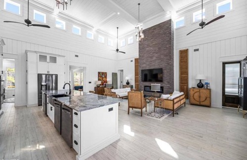 Gulf Shores House | New, bayfront custom home with pier for your boat plus outside deck