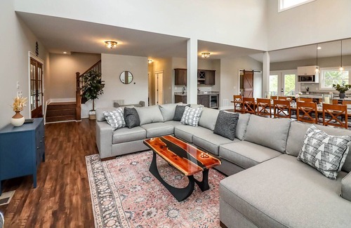 Faber Other | New! Farmhouse + Pool + Firepit + Wrap Around Covered Porch