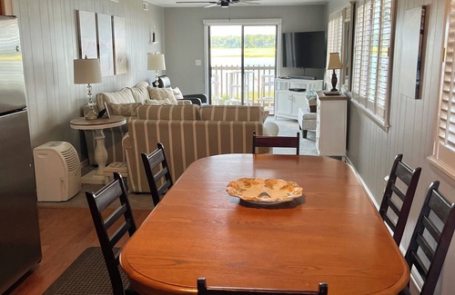 North Myrtle Beach Condo | NEW FOR 2024! 1st Floor, 2BR-2BA Renovated Waterfront Condo @ Inlet Point Villas