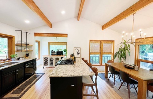 Westport House | NEW LISTING Lake Front Home with private dock, game room with modern finishes!