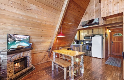 Coeur d'Alene House | New Listing! Rustic Lakefront A-Frame Gem | Dock | Paddleboards
