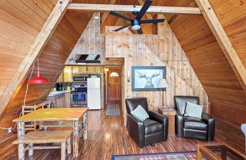 Coeur d'Alene House | New Listing! Rustic Lakefront A-Frame Gem | Dock | Paddleboards