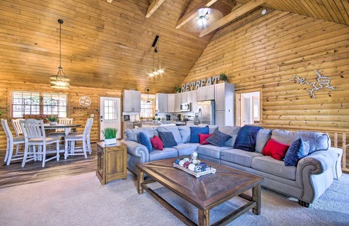 Osage Beach Cabin | NEW! Osage Beach Cabin w/Deck, Fire Pits and Private Dock!