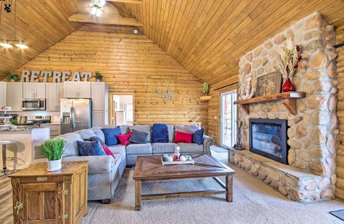 Osage Beach Cabin | NEW! Osage Beach Cabin w/Deck, Fire Pits and Private Dock!