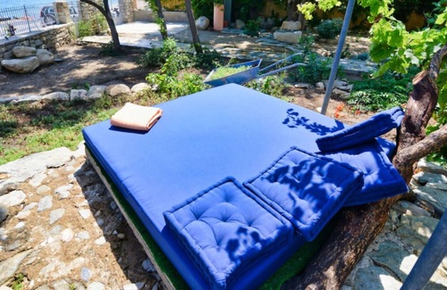 Ikaria Apartment | New,uniquely cozy!Waterfront garden, steps to beach: youtube vid:ENALIA IKARIA