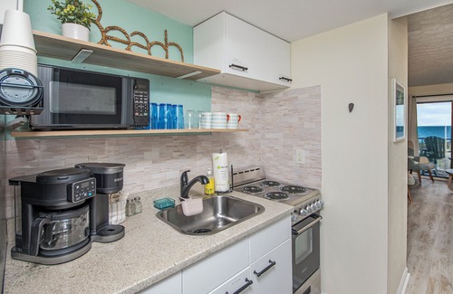 Myrtle Beach Condo | NEW updated oceanview family-friendly 1 BR with pools lazy river stunning views!