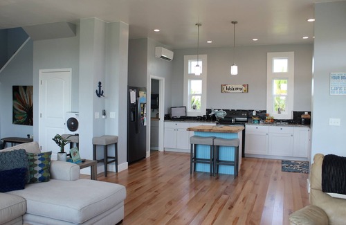 Long Beach House | NEWbeach front home.Picture is from beach side porch.Water view from every room.