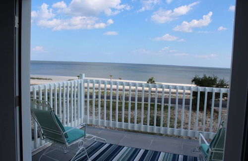 Long Beach House | NEWbeach front home.Picture is from beach side porch.Water view from every room.